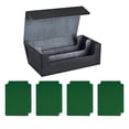 thumbnail image 4 of TISHITA Card Deck Box Can Holds 1200+ Cards Display Premium Sturdy Game Card Storage Black Gray Green, 4 of 8