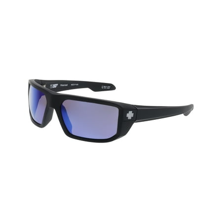 Spy Men's Polarized Mccoy 673012374280 Black Rectangle Sunglasses