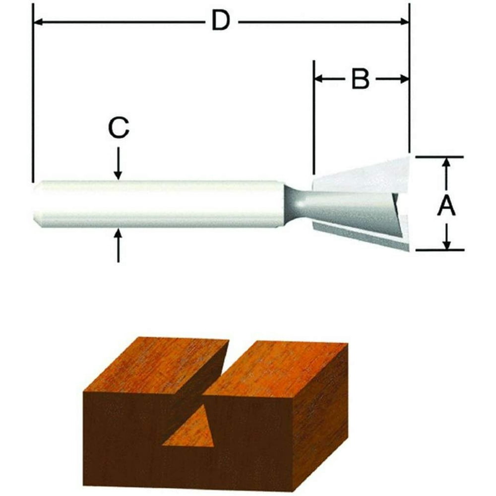 Vermont American 23113 3/8Inch by 9Degree Carbide Tipped Dovetail