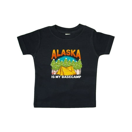 

Inktastic Alaska Camping Vacation Gift Baby Boy or Baby Girl T-Shirt