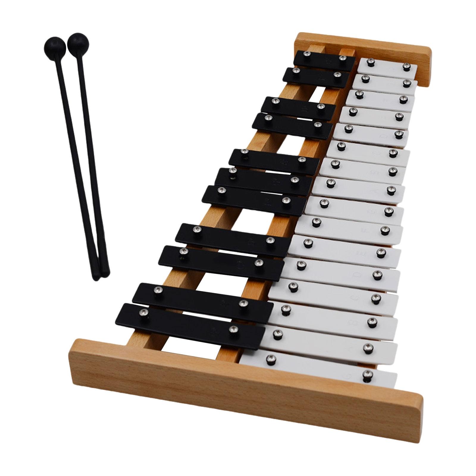 JWQFBC 27 Note Wooden Xylophone Glockenspiel Fine Motor Skill Enlightenment Educational