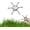 6Blades, variant on Steel Wire Grass Trimmer Head, 6 Inches String Trimmer Replacement Head for Cordless String Trimmer, Universal Steel Wire Weed Trimmer Head for Lawn, Garden, Moss Removal (3Blades)