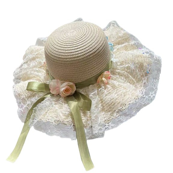QASIEATN Women's Relaxed Fit Sun Hats Women Bowknot Sun Hat Fall Fashion Accessories