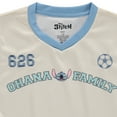 thumbnail image 4 of Disney Girls Lilo & Stitch Soccer Jersey T-Shirt - Girls Sizes 4-16 Ivory/Blue, 4 of 8