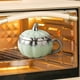 thumbnail image 4 of Taza de Cerámica con Forma de Calabaza, Tapa y Cuchara | Taza de Café Electrochapada de 300 Ml | Regalo Ideal para Halloween | Taza de Desayuno Estilo Europeo En Plata, Verde, Dorado y Verde Menta, 4 of 6