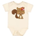 thumbnail image 3 of Inktastic Spring Animals, Cute Squirrel, Colorful Flowers Boys or Girls Baby Bodysuit, 3 of 5