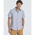 thumbnail image 3 of Real Essentials 3 Pack: Men's Regular-Fit Short Sleeve Woven Button Down Shirt with Pocket (Available in Big & Tall), 3 of 7