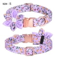 thumbnail image 2 of Una variedad de patrones de flores, collar para perro con flores,, 2 of 5