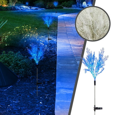 

SRstrat Solar Energy Lamp Ground Inserted Lamp Courtyard Lamp Balcony Atmosphere Lamp Floral Sway Light Solar Light Solar Sway Lights Sway With The Wind