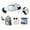 Kirin Case, variant on PlayStation VR2 Horizon Call of the Mountain bundle with Black Carrying Case, includes Shoulder Strap, Lens Cover and Microfiber Cleaning Cloth - White - PSVR2