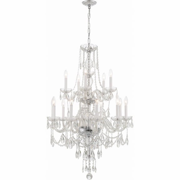 Crystorama Lighting - Traditional Crystal - 15 Light Chandelier In Traditional