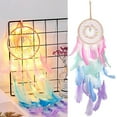 thumbnail image 2 of Tzgsonp 2PCS Dream Catcher Wall Decor, Handmade Dream Catcher with LED Light, Colorful Feather Dream Catchers Wall Decor, Dreamcatchers Gift for Girls Kids Women, 2 of 8