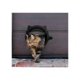 thumbnail image 4 of Puerta abatible para gatos, puerta para gatos para perros, puerta para gatos con agujero blanco, 4 of 5