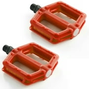 BW Kids Bike Pedals Bicycle Pedal Replacement Parts with 1/2 Spindle Orange