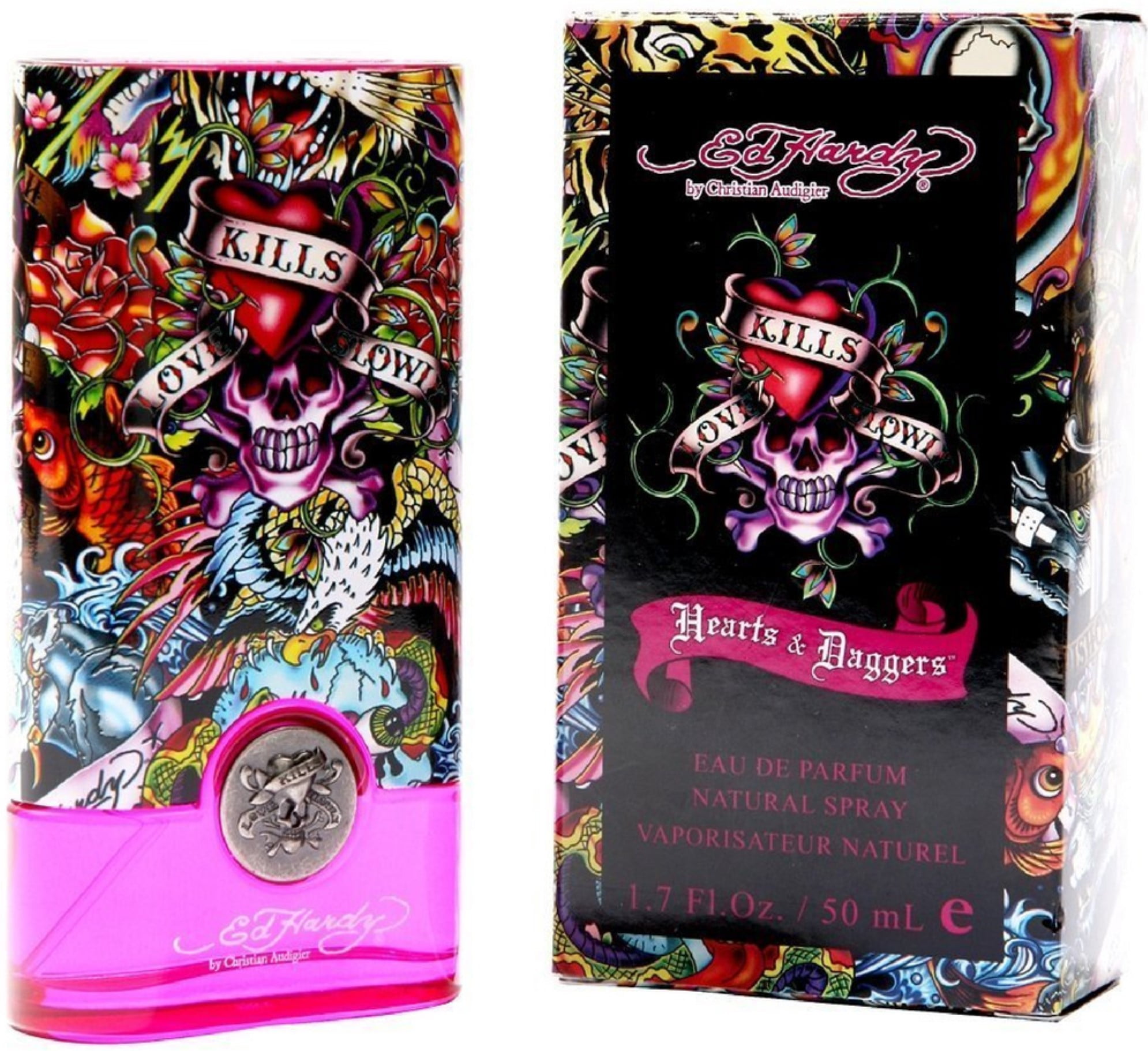 3 Pack - Ed Hardy Hearts & Daggers By Christian Audigier Eau De Parfum ...