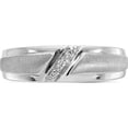 thumbnail image 5 of 14kw Lab Grown DIa VS/SI Colorless Brushed/Polished Men's Band, 5 of 6