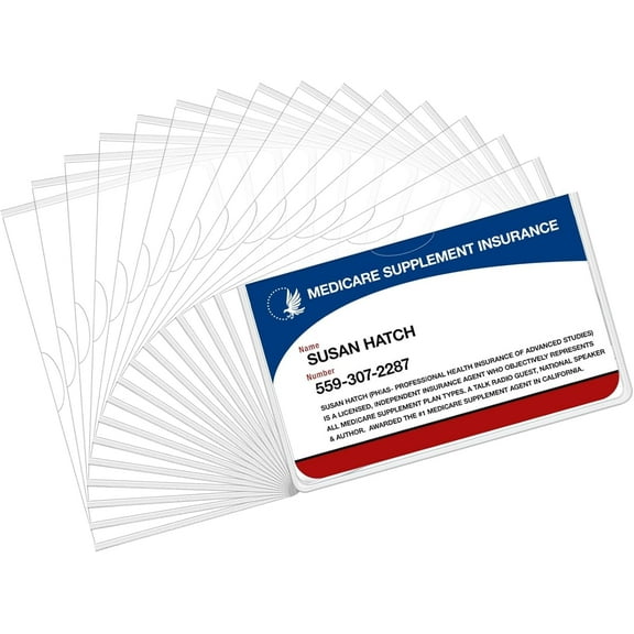 16 PCS Social Security Card Protector, Clear Waterproof Credit Card Sleeve, Soft Plastic Card Sleeves, Credit Card Sleeve for Credit Card, Medicare Card, Business Card and Social Security Card