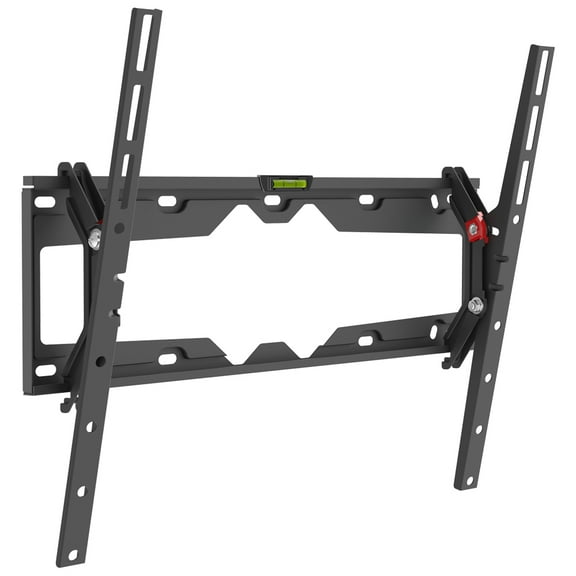Barkan TV Wall Mount, 19 - 65 inch Tilt Premium Flat / Curved Screen Bracket, Holds up to 110lbs, Auto Lock Patented ,HDMI Cable and Screen Cleaner Included, Touch & Tilt, Fits LED OLED LCD
