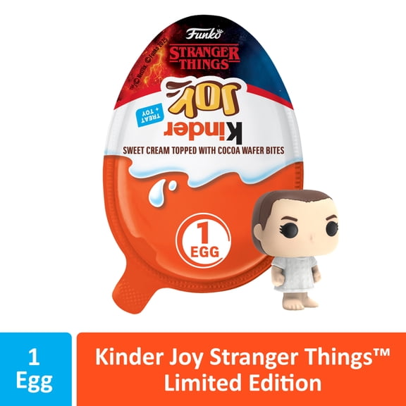 Kinder Joy Egg, Sweet Cream with Crispy Wafer Bites Treat and Surprise Super Mario Toy Inside, 0.7 oz