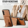 thumbnail image 4 of for Samsung Galaxy A16 5G Wallet Case with RFID Blocking Credit Card Holder,PU Leather Folio Flip Kickstand Handle Wrist Strap Shockproof Cover Women Men for Samsung Galaxy A16 5G Phone Case,Brown, 4 of 4