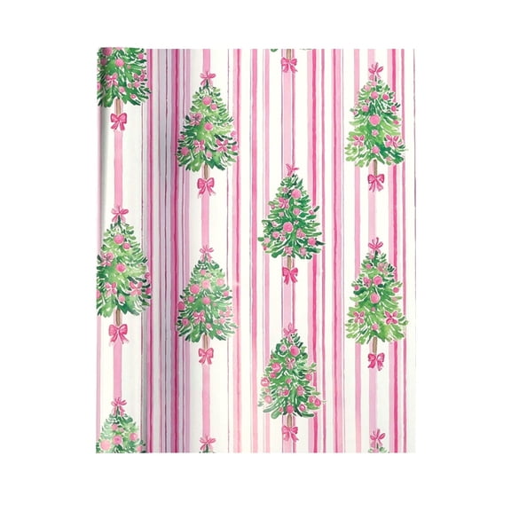 Clearance Under $2 Christmas Wrapping Paper, Holiday Gift Wrap Roll, Clear A, Festive Paper for Birthday Holiday Seasonal Wrapping
