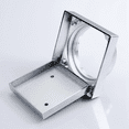 thumbnail image 6 of 2X Floor Drains Copper Square Shower Floor Drains Tile Insert Drain Channel Bathroom Kitchen Waste Grate, 6 of 7