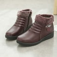thumbnail image 6 of POROPL Ankle Boots for Women Fleece Warm Shoes,Womens Boots Size 7, 6 of 8