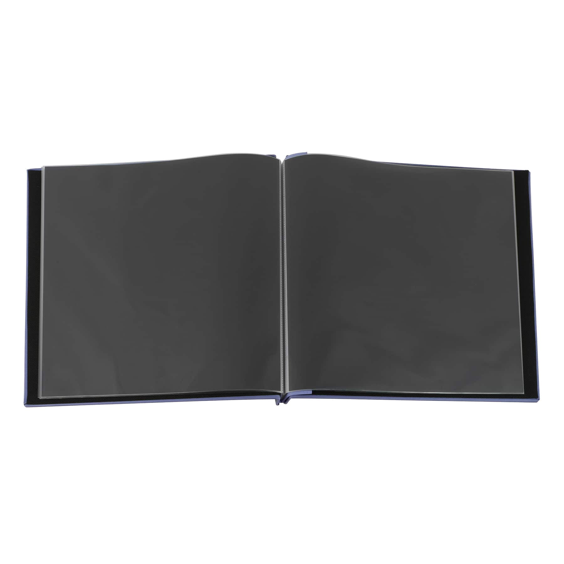 Recollections Scrapbook Album, Embossed Suede Floral Post Bound, Purple, 12" x 12", 10 Sheets, 1-Pack