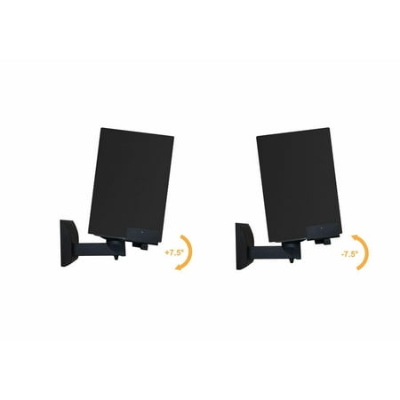 Liveditor Set Of 2 Speaker Wall Mount Universal Side Clamping
