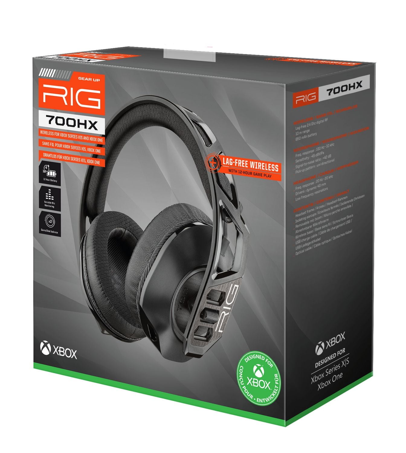 RIG 700HX ULTRALIGHT WIRELESS GAMING HEADSET FOR XBOX SERIES X|S AND XBOX ONE, Gaming Accessories