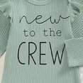 thumbnail image 7 of CAUYDY Newborn Girls Outfit Set Preemie Girl Long Sleeve Romper Infant Fall Winter Bodysuit Toddler Clothes 0 3 6 9 Months 1T 2T Sizes 0-1 Months,Green, 7 of 7