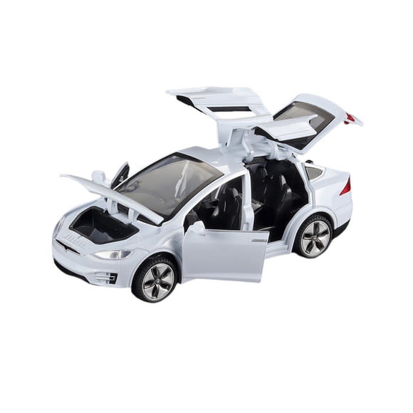 Kenally Coche de juguete de aleación modelo 1:32, coches de juguete, minicolección de coches para chico, decoración para el hogar, Automoción decorativa y accesorios Blanco