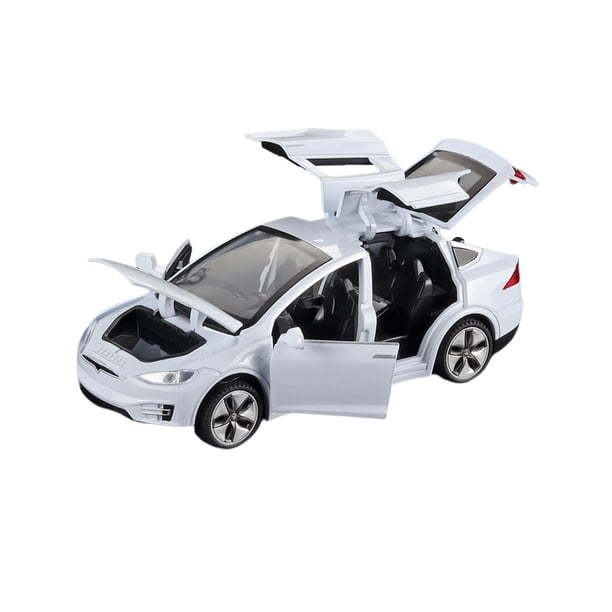 Riwesomey Coche de juguete de aleación modelo 1:32, coches de juguete, minicolección de coches para chico, decoración para el hogar, Automoción decorativa y accesorios Blanco