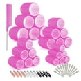 thumbnail image 5 of Ettsollp 49Pcs/Set Hair Roller with Hair Clips Comb 4 Sizes Long Medium Short Hair Bangs Curler DIY Women No Heat Hair Styling Curling Tools Birthday Gift, 5 of 8