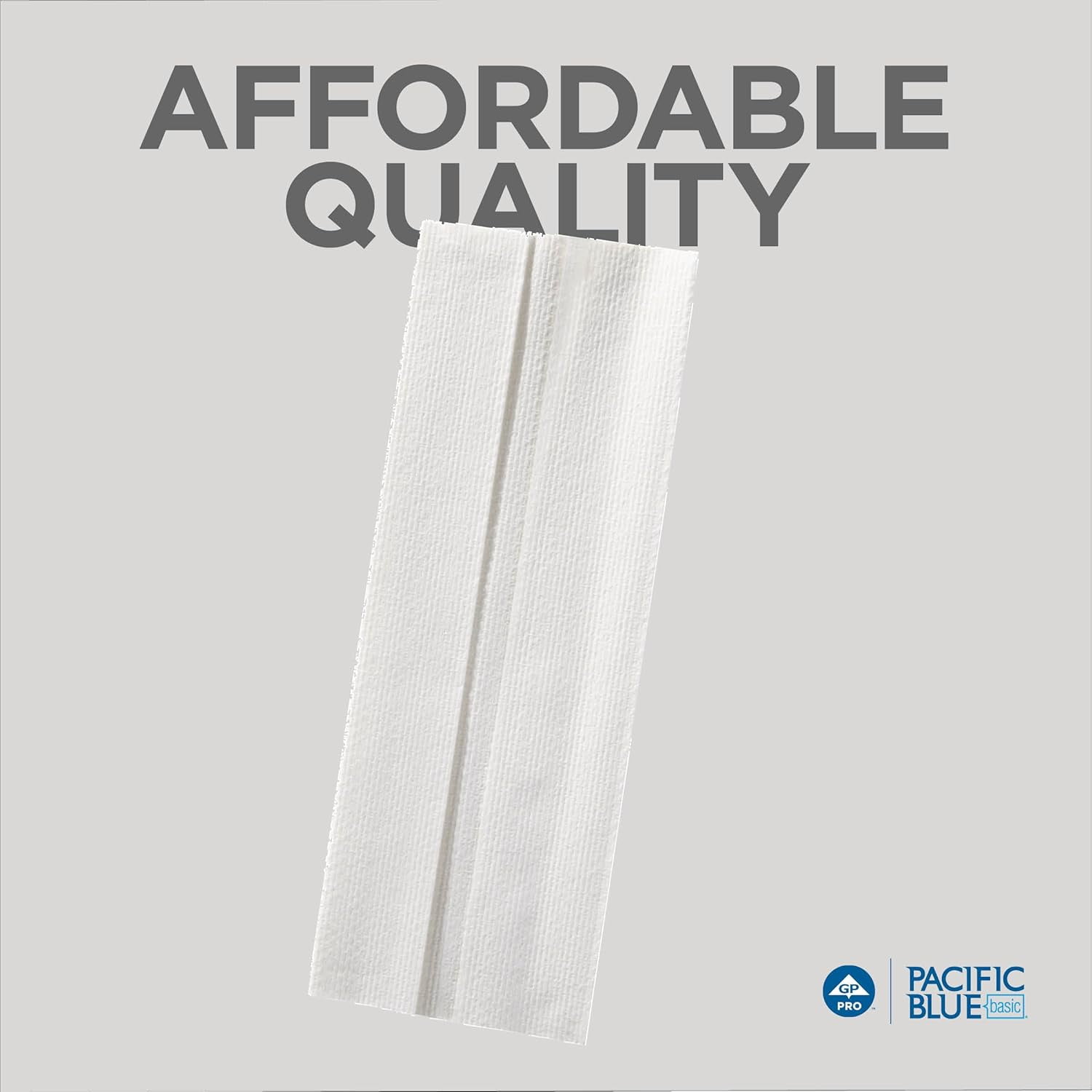 Pacific Blue Basic‚ C-Fold Paper Towels (Previously Branded Acclaim) by GP PRO, White, 20603, 240 Towels per Pack, 10 Packs per case