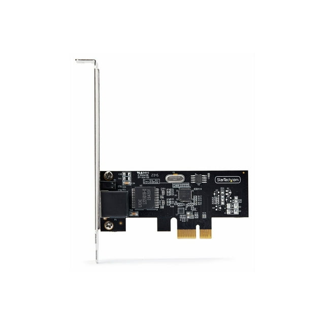 StarTech.com 1-Port 2.5G NBASE-T PCIe Network Card, Computer Network Interface Card, Intel I225-V, Single-Port Ethernet, Multi-Gigabit NIC (PR12GI-NETWORK-CARD) - Network adapter - PCIe 2.0 low profile - 10/100/1000/2500Base-T x 1 - black