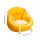 thumbnail image 3 of Cojín de sillón de oficina mullido – Soporte ergonómico para asiento y respaldo, diseño suave de pata de gato, gris/morado/blanco, 45x40x13cm, confort para sentados largos, suelo o silla de juego, 3 of 6