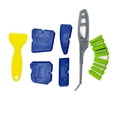thumbnail image 6 of 15 Silicone Caulking Scrapers Set 9 Pad Variation Marring Proof Surfaces Safe For Kitchen Bathroom Renovations Projects, 6 of 8