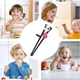 thumbnail image 1 of Palitos de entrenamiento para niños, palillos de aprendizaje de animales para principiantes, palillos de práctica reutilizables para bebés y niños pequeños, palillos de práctica., 1 of 9