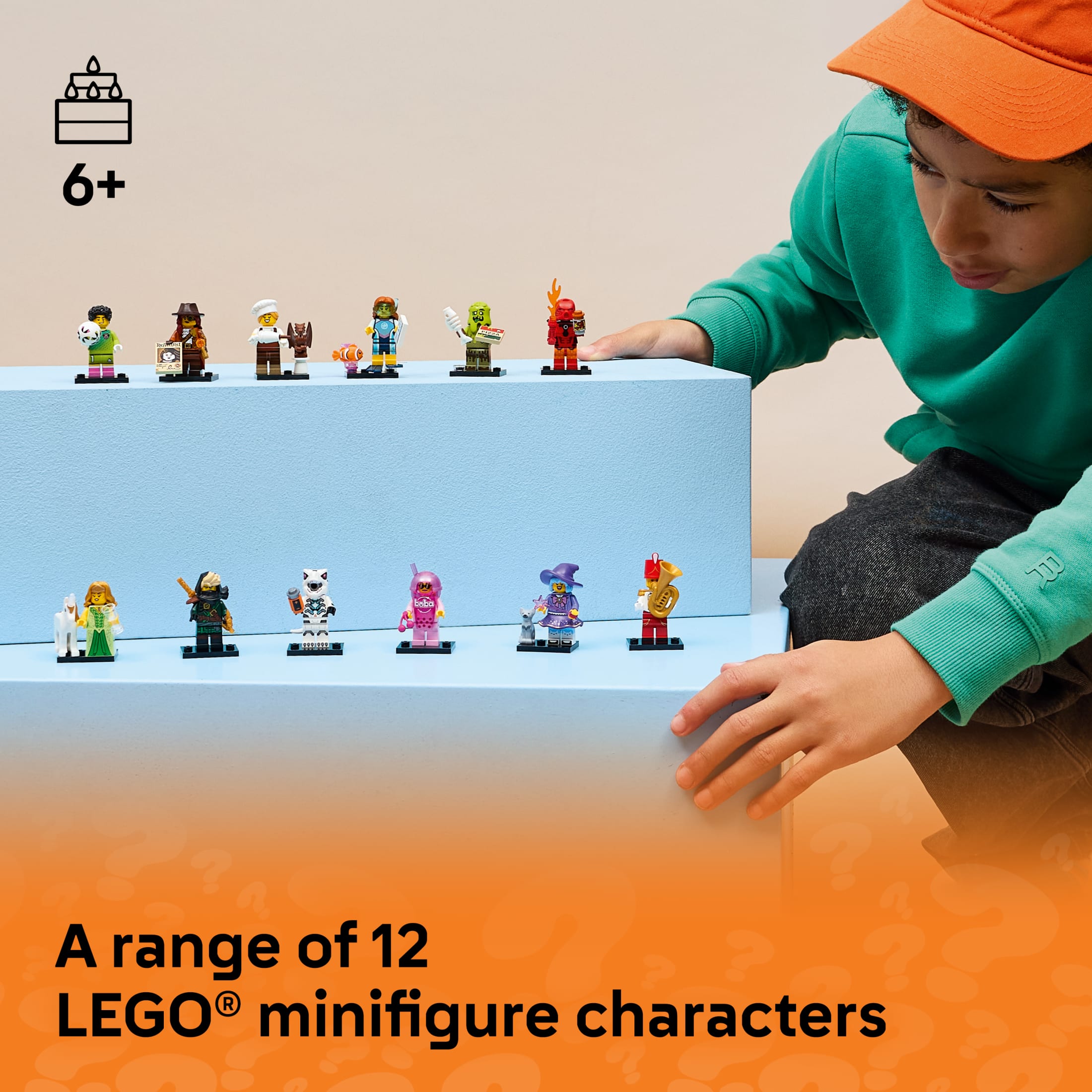 LEGO Minifiguras Serie 29 - Favoritos para Fiestas de Cumpleaños para Niños y Niñas, Mayores de 6 - Relleno para Bolsas de Regalo para Niños - Caja Misteriosa con 1 de 12 Minifiguras Coleccionables - 71052 3