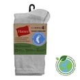 thumbnail image 1 of Calceta Hanes Ecosmart para Hombre, 4 Pares Gris Unitalla, 1 of 4