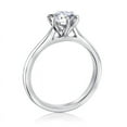 thumbnail image 4 of Kobelli 14k Gold Round Moissanite 6-Prong Ring HI/VS, 4 of 5