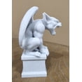 thumbnail image 5 of Gargoyle Guardian Statue – Gray Cement Look Style Sculpture for Shelf or Desk Display - 1ct, 5 of 9