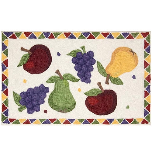 Fruit Wht Rug 27x45 - Walmart.com