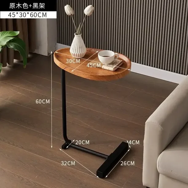 Mesa auxiliar ligera de lujo, mesa esquinera sencilla para sala de estar, hotel, mesa auxiliar para estancia en casa, mesita de noche, té familiar pequeño móvil
