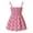 Multicolor E, variant on WRKEKC Girls Floral Dress Sleeveless Red Daisy Print Spaghetti Strap Smocked Waist Beach Vacation Dress for 1-7 Years