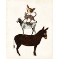 thumbnail image 2 of Borges, Victoria 26x32 Gold Ornate Wood Framed with Double Matting Museum Art Print Titled - Barnyard Buds V, 2 of 4