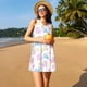 thumbnail image 3 of Fotbe Easter Colorful Rabbit Vestido de Verano sin Mangas para Mujer – Vestido Midi Línea A, Estilo Camiseta Floral, Vestido Playero Casual y Fluido, 3 of 7