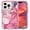 Pink Marble, variant on Mantto for iPhone 12 / 12 Pro Case, 3 in 1 Slim Crystal Rubber Bumper Marble Pattern Hard PC Soft Silicone Drop Protection Women Girls Cover for iPhone 12 / 12 Pro, Blue Pink Marble