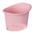 thumbnail image 1 of Cubo para bañera de bebé, accesorios de baño para bañera de bebé, asiento de baño grueso con fondo antideslizante, cubo de baño infantil para niños años Rosa, 1 of 8